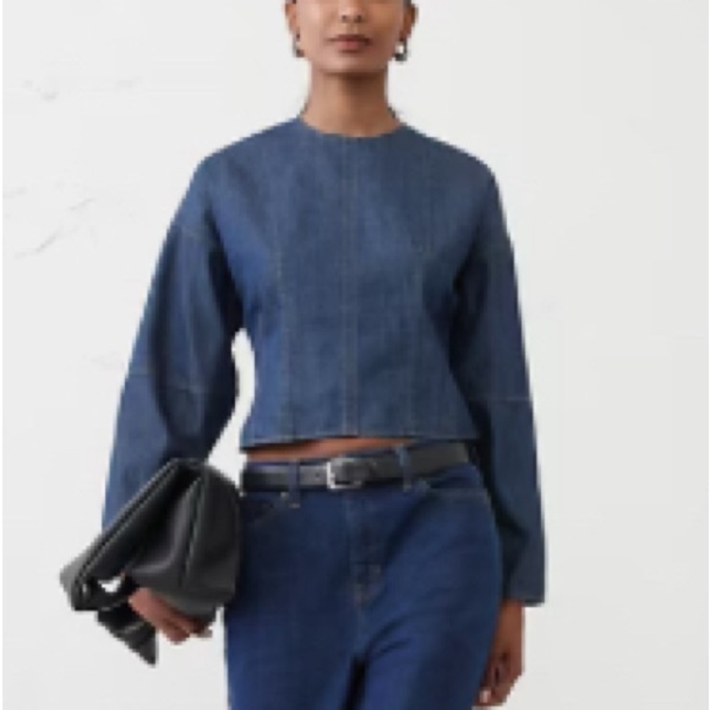 Banana Republic Blue Denim Top